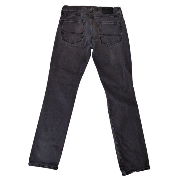 Hollister Men's Distressed Slim Straight Jeans - Picture 4 of 7